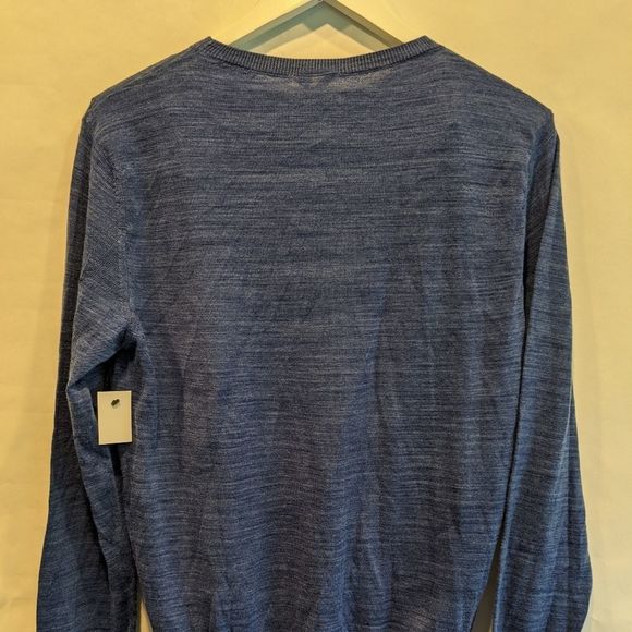 A.p.c. Heathered blue merino wool sweater S BNWT - Picture 6 of 8